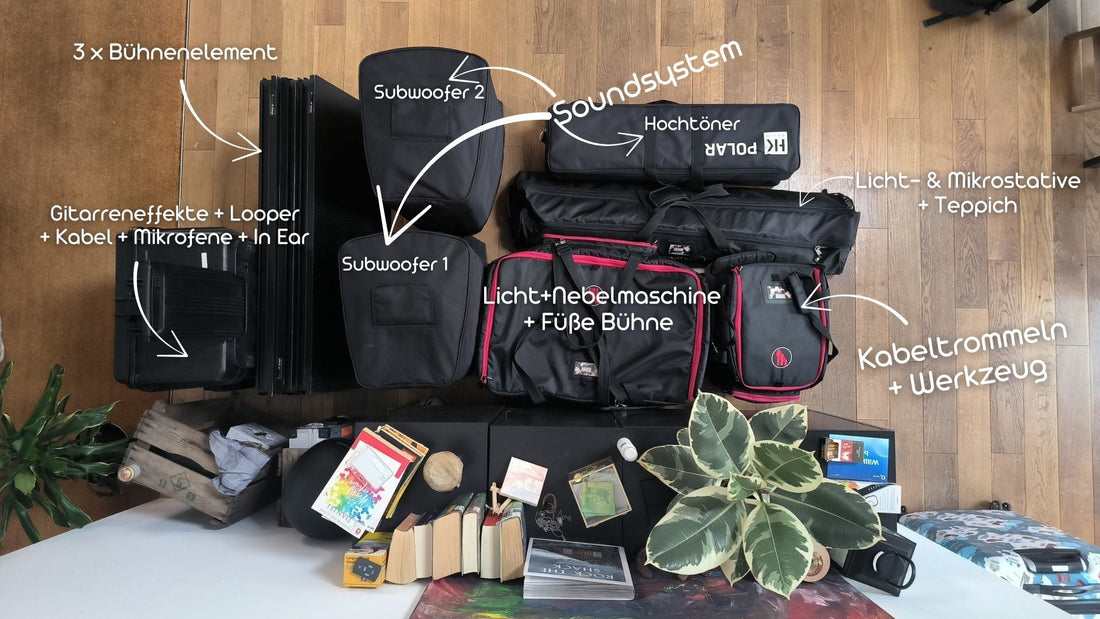 Mein Equipment als Solo – Live Looping Artist